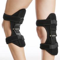 2Pcs Knee Support Brace Pads Booster Joint Lift Squat Sport Power Spring Force
