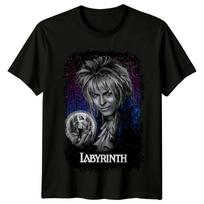 Labirintas (1986 m) Filmo plakato įkvėpti marškinėliai Retro 80-ųjų marškinėliai Unisex 4XL