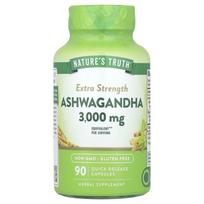 Nature's Truth, Ašvaganda, Itin stipri, 3000 mg, 90 greito atpalaidavimo kapsulių (1 500 mg vienoje kapsulėje)