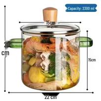 ZMR Glass Instant Noodle & Soup Pot