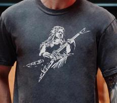 Pantera Dimebag Darrell Marškinėliai Metalinis Gitaristas Vintažiniai Juodi Comfort Colors Marškinėliai M