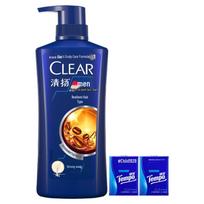 Tempo Pocket Tissues & Men's Anti-Dandruff Shampoo Bundle
