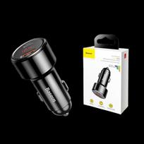 Baseus 45W Digital Display Dual Fast Car Charger