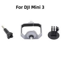 Sports Camera Drone Mounts for Gopro/DJI Action /Insta360 Fixed Base Bracket for DJI Mini 3 /mini 3pro Drone Accessories For DJI mini 3
