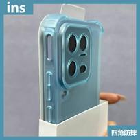 For Vivo IQOO 15 Ultra Case Dustproof Soft Four corners Shockproof Protective Phone Back Cover For IQOO 15 Ultra Shell Bumper IQOO 15 Ultra šviesiai mėlyna spalva
