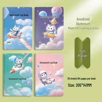 Adorable First Grade Student Homework Tracker Book