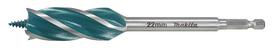 Spiralinis grąžtas medienai Makita E-26674; 1/4''; 22x165 mm