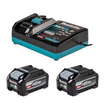 Akumuliatorius Makita XGT; 2 x 4,0 Ah; 2 vnt.; + pakrovėjas DC40RA