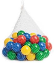 Paradiso Toys Plastmasiniai žaidimo kamuoliukai BATH BALLS, įvairių spalvų, 50 vnt