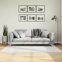 Kilimas OVIEDO, pilkos spalvos, 120x170cm, trumpi šereliai
