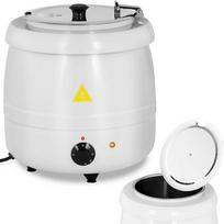 Royal Catering Elektrinis sriubos termosas iš nerūdijančio plieno cool-touch 400 W 10 l 35-80C baltas