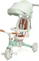 Triratukas ir balansinis dviratukas viename Caretero Faro Toyz, Žalias