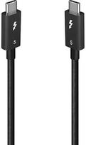 Thunderbolt Laidas - LINDY Thunderbolt 5 Laidas, 40Gbps, 100W PD, 1 m, Juodas