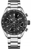 Vyriškas laikrodis Giewont Chronograph Safyrinis Sidabrinis Juodas GW9580-B1