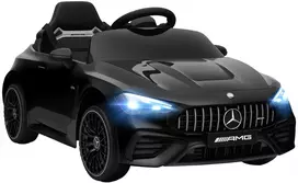 Aosom Vaikiškas elektrinis automobilis 99x55x43 cm juodas plastikas