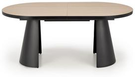 Valgomojo stalas išskleidžiamas Giacomo, ruda sp./juoda sp., 180 - 240 cm x 100 cm x 78 cm