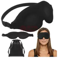 3D miego kaukė unisex juoda