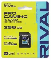GOODRAM RIVAL M2AA 256GB Micro SDXC V30 A2 UHS-I U3 + adapteris (GGSM2AA-2560R12)