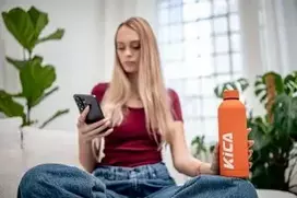 Gertuvė Feiyu Tech Gėrimo Butelis - FeiyuTech KiCA Active 500 ml Izoliuotas Nerūdijančio Plieno - Oranžinė