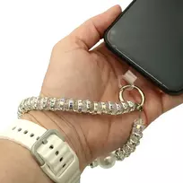 Karoliukų dirželis telefonui ant riešo, 14 cm