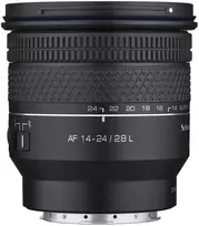 Objektyvas „Samyang AF 14-24mm F/2.8 L“ jungtis (viso kadro ir APS-C)
