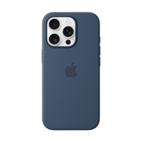 Apple iPhone 16 Pro Silicone Case with MagSafe - Denim | Apple