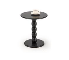 Kavos staliukas CIRILA, skersmuo 40 cm, juodas