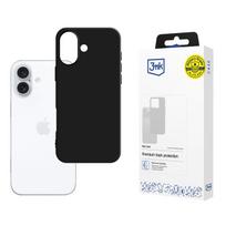 3mk matinis dėklas telefonui iPhone 16 Plus - juodas