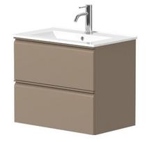 Vonios spintelė Kame Match 60cm 2 stalčiai, be kriauklės, Cocoa brown BU/6-2DR/D15-MT