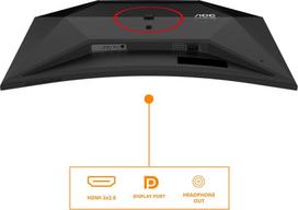AOC G4 C32G4Z computer monitor 80 cm (31.5") 1920 x 1080 pixels Full HD LCD Black, Red