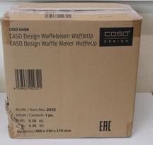 Caso WaffleUp | Waffle Maker | 800 W | Number of pastry 1 | Waffle | Silver | UNPACKED, DAMAGED PACKAGING, MISSING INNER PACKAGING