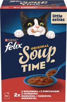 Purina Nestle PURINA Felix Original Soup Time Box Beef, lamb, chcken - wet cat food - 6x48g