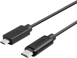 Unitek USB Cable Type-C microUSB; 1m; Y-C473BK