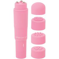 Rožinis klitorio vibratorius Pocket Massager