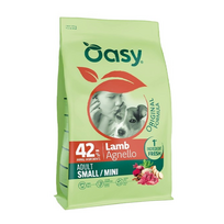 Oasy Original Adult Small and Mini sausas pašaras su ėriena mažų veislių šunims, 2 kg
