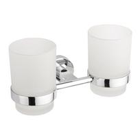 Mexen Tiber dviguba dantų šepetėlio puodelis, chromas - 7050552-00