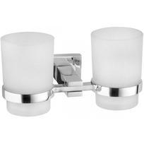 Mexen Vane dvigubas dantų šepetėlių laikiklis, chromas - 7020952-00