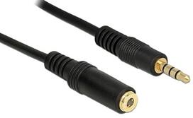 Adapteris Delock Headset Extension Cable 84668 3.5 mm female, 3.5 mm male, 3 m, juoda sp.