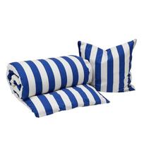 Baltos spalvos/mėlynos spalvos iš medvilnės viengulė patalynė 140x200 cm Shima – OYOY Living Design