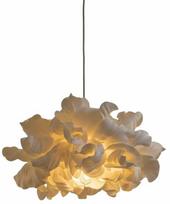 Krištolinis sietynas lubų Opviq MOD0018, E27, 1 x 40 W, kreminė sp.