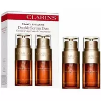 "Clarins" dvigubo serumo rinkinys - senėjimą stabdantis dovanų rinkinys