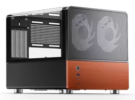 „Jonsbo V12“ kompiuterio korpusas, mini bokštas, „Micro-ATX“ – juodos spalvos