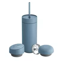 473 ml talpos termo puodelis „Carter Move Mug 3-in-1“ + 3 dangteliai „Fellow“, pudros mėlynos spalvos