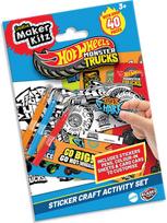 HOT WHEELS MOSTER TRUCKS Lipdukų veiklos rinkinys