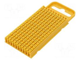 Markers for cables and wires | Label symbol: / | 4.3÷5.3mm | yellow