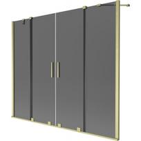 Vonios sienelė Mexen Velar Duo, 190 cm x 150 cm, brushed gold/tonuotas