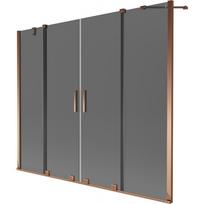 Vonios sienelė Mexen Velar Duo, 180 cm x 150 cm, rose gold sp./tonuotas