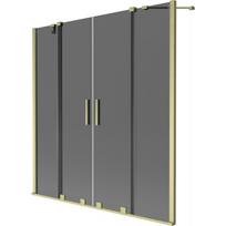 Vonios sienelė Mexen Velar Duo, 150 cm x 150 cm, brushed gold sp./tonuotas