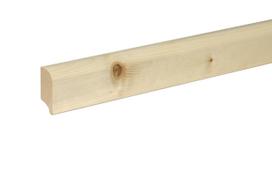 Grindjuostė Domoletti 559266, 2400 cm x 4.5 cm x 1.5 cm, ruda sp.