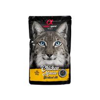 Šlapias kačių maistas Alpha Spirit Mousse Sterilised, vištiena, 0.085 kg